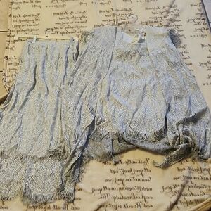 Damianou silver dress suit size P